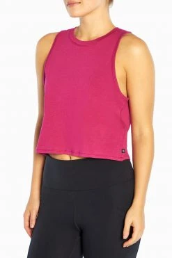 Marika Spectrum Cropped Tank Playful Prints