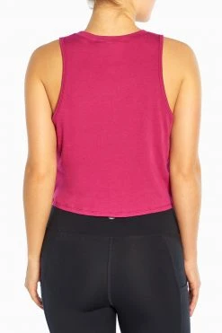 Marika Spectrum Cropped Tank Playful Prints