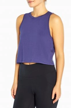 Marika Spectrum Cropped Tank Playful Prints