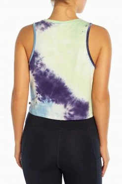 Marika Spectrum Cropped Tank Playful Prints