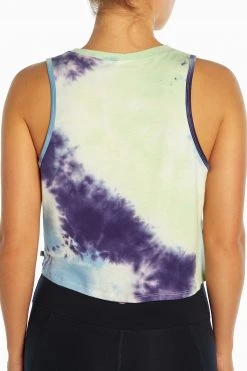 Marika Spectrum Cropped Tank Playful Prints