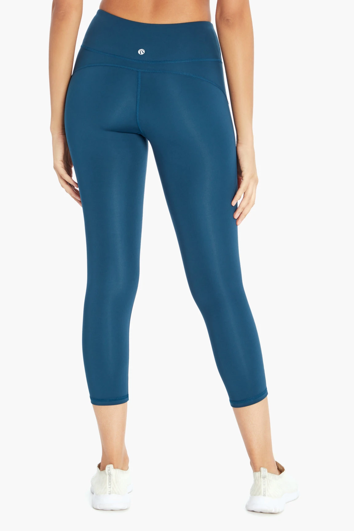 Marika Sport Solid Capri Legging - Teal Nights | High-Performance Workout Capris for Women 2 Marika Sport Solid Capri Legging - Teal Nights